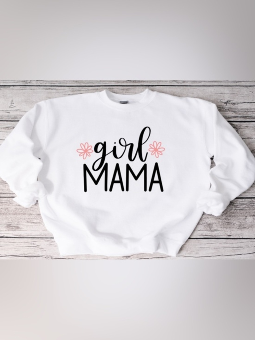 Girl Mama Floral Crewneck